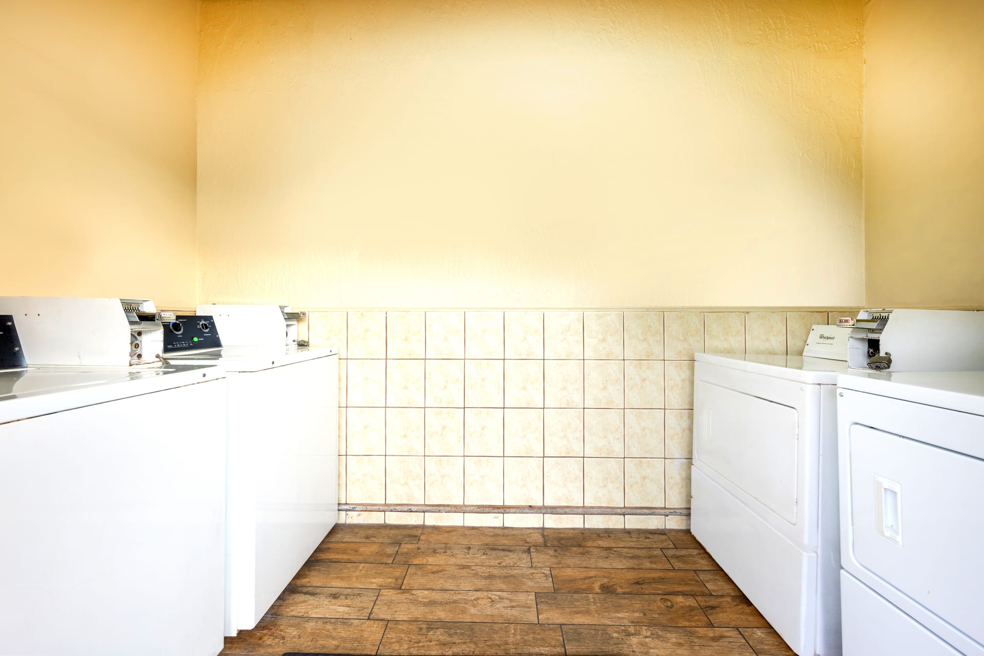 On-site guest laundry — pack lighter, stay longer